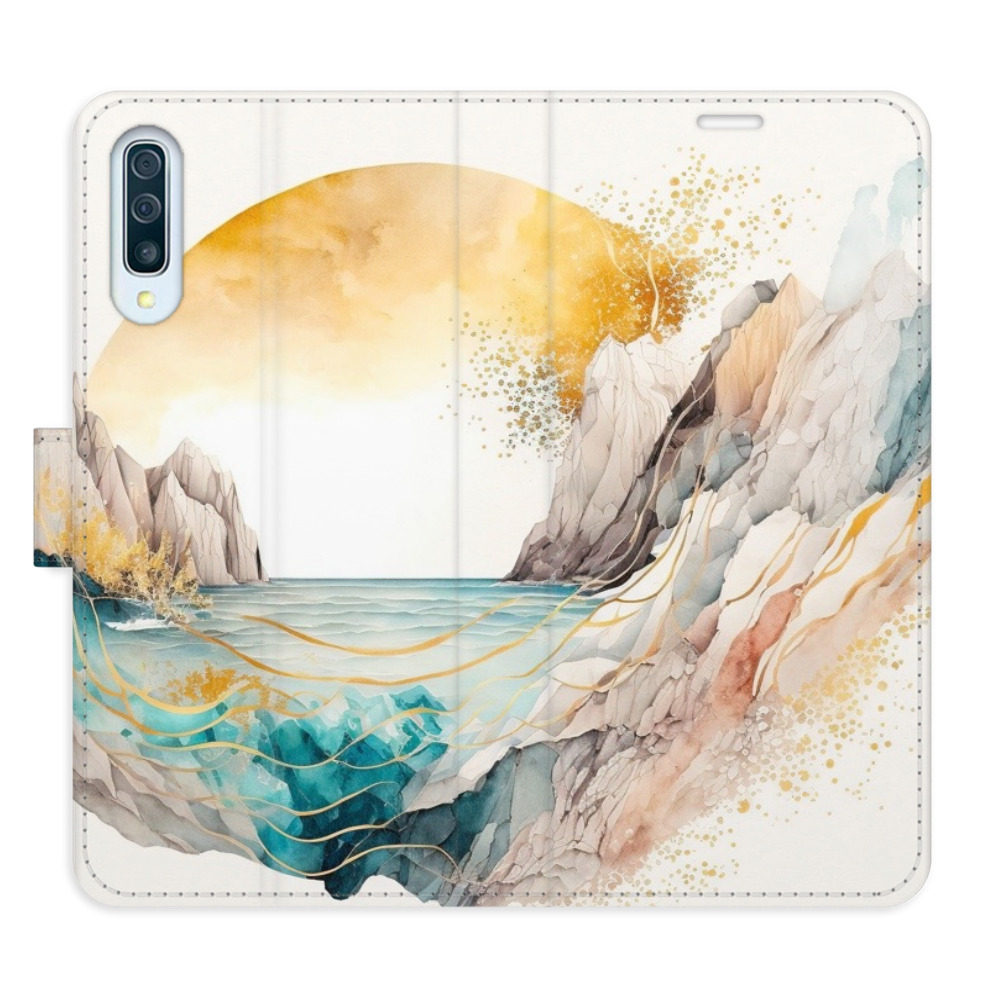 Flipové puzdro iSaprio - Winter in the Mountains - Samsung Galaxy A50