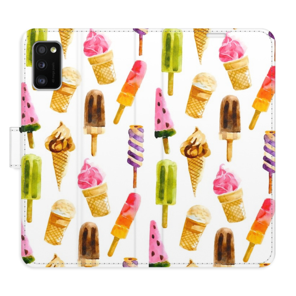 Flipové puzdro iSaprio - Ice Cream Pattern - Samsung Galaxy A41