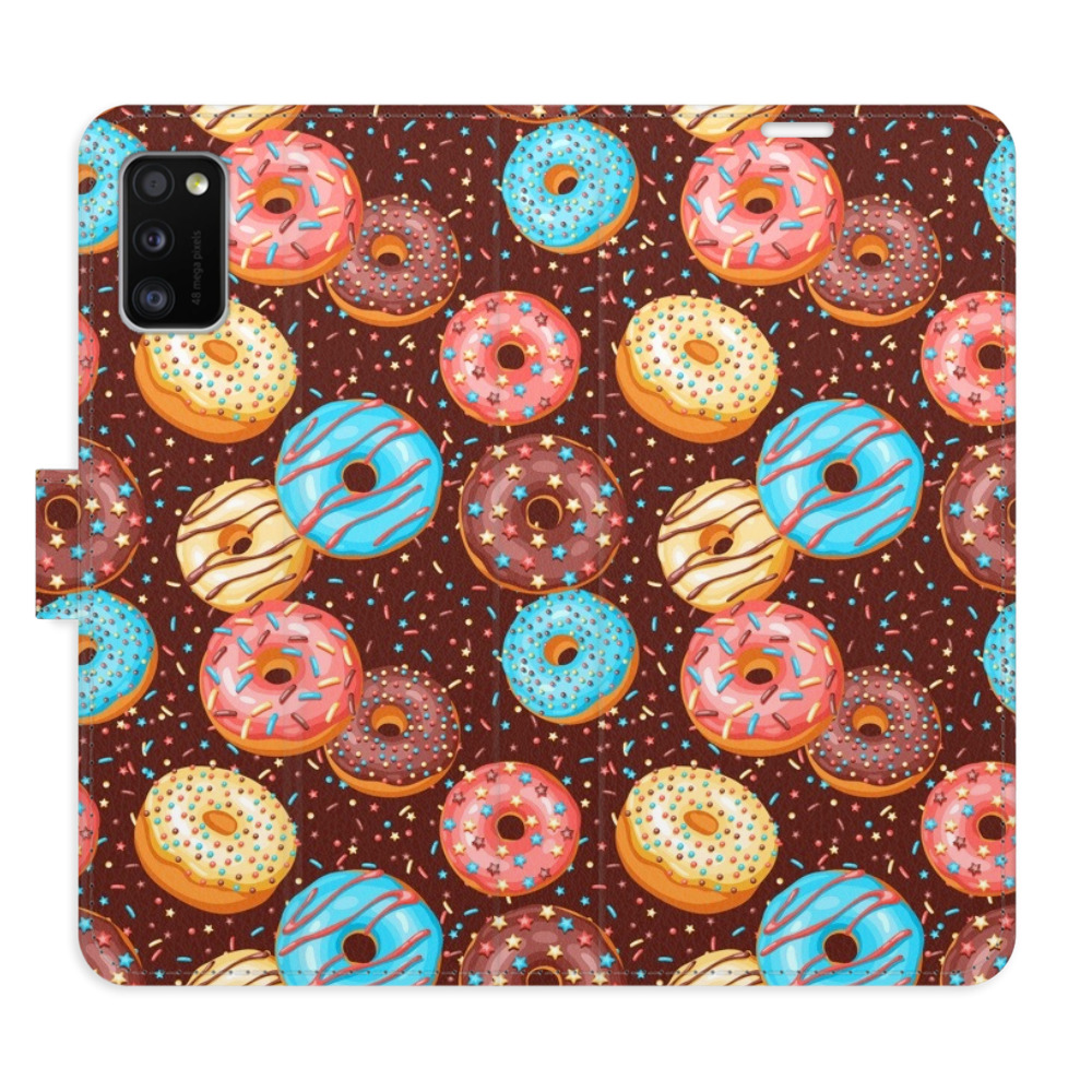 Flipové puzdro iSaprio - Donuts Pattern - Samsung Galaxy A41