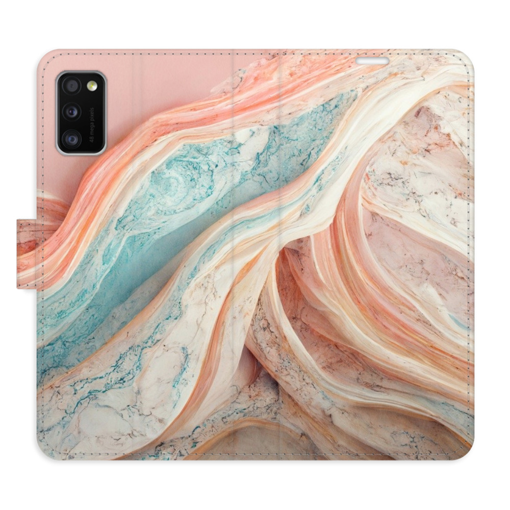 Flipové puzdro iSaprio - Colour Marble - Samsung Galaxy A41