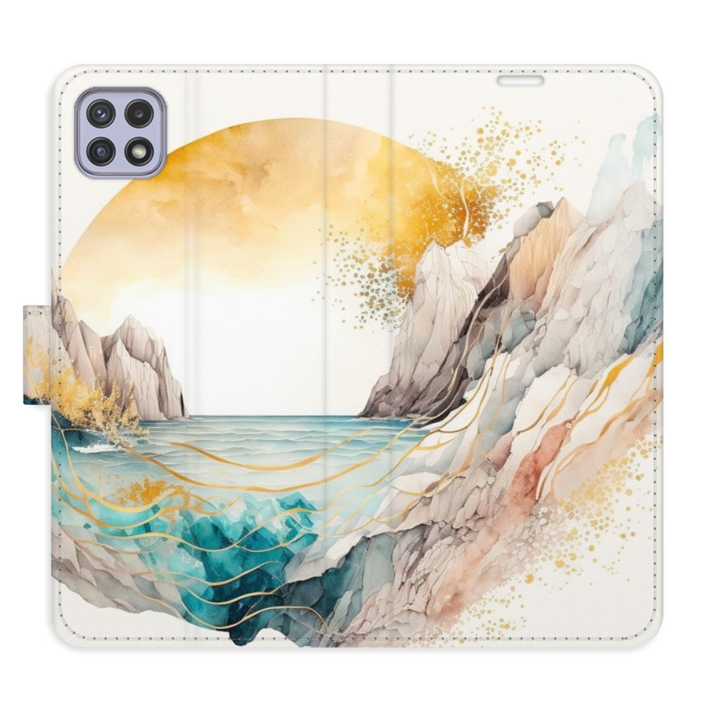 Flipové puzdro iSaprio - Winter in the Mountains - Samsung Galaxy A22 5G