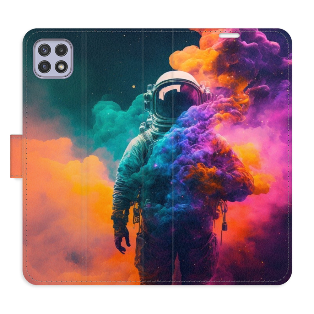 Flipové puzdro iSaprio - Astronaut in Colours 02 - Samsung Galaxy A22 5G