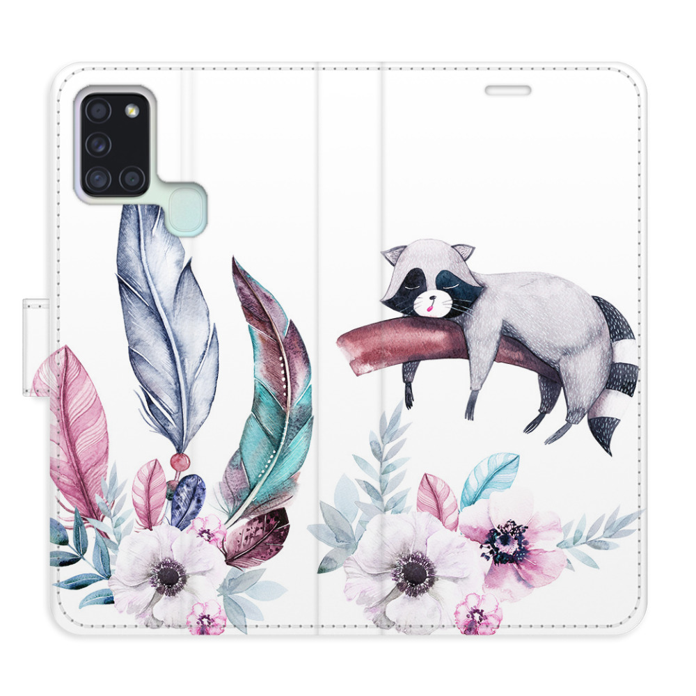 Flipové puzdro iSaprio - Lazy day 02 - Samsung Galaxy A21s