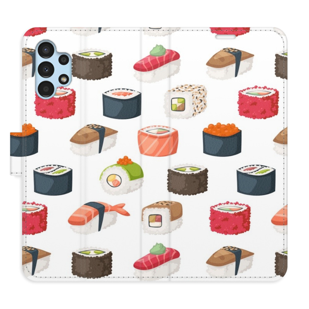 Flipové puzdro iSaprio - Sushi Pattern 02 - Samsung Galaxy A13 / A13 5G