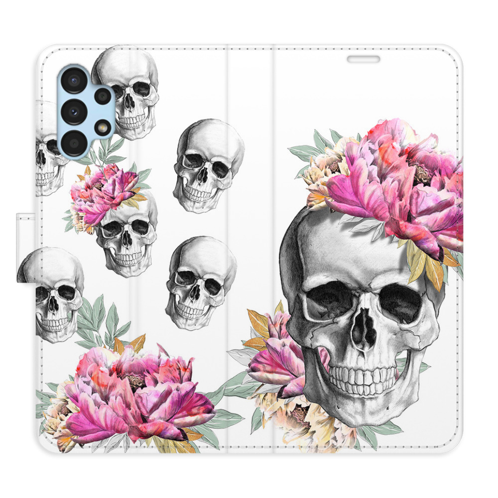 Flipové puzdro iSaprio - Crazy Skull - Samsung Galaxy A13 / A13 5G