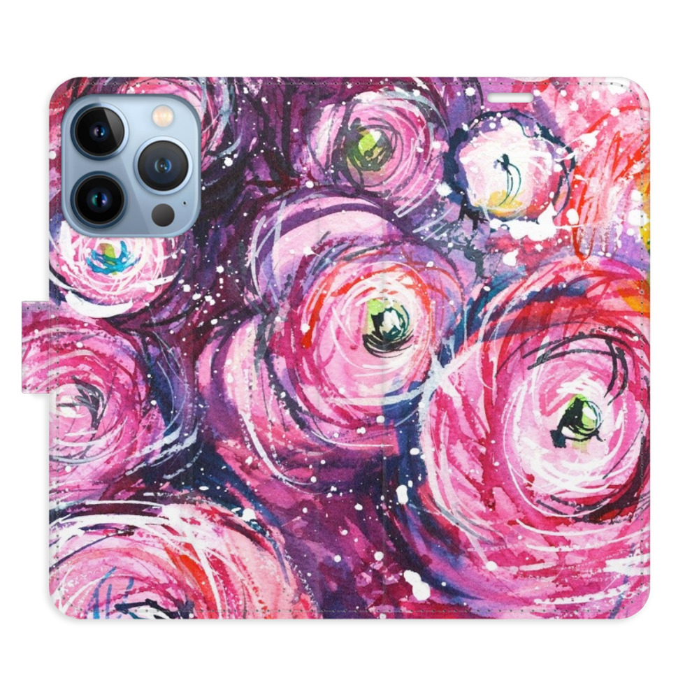 Flipové puzdro iSaprio - Retro Paint 02 - iPhone 13 Pro