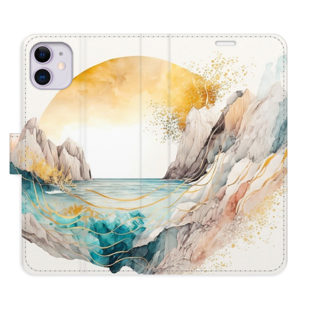 Flipové puzdro iSaprio - Winter in the Mountains - iPhone 11