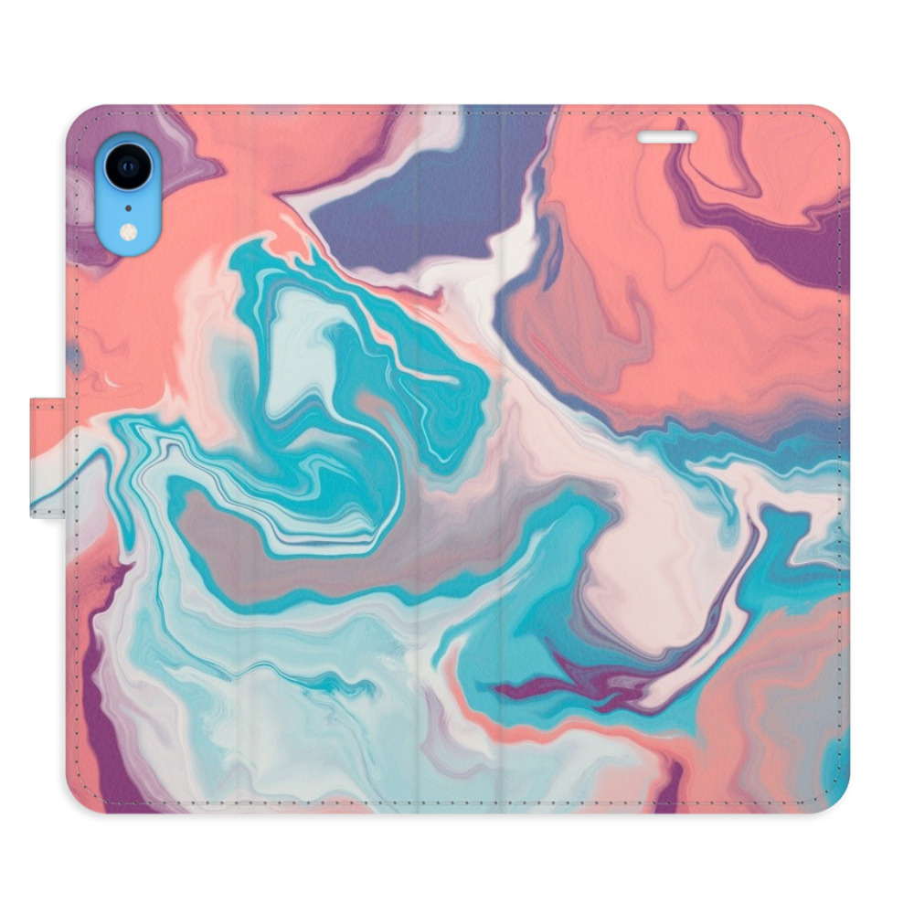Flipové puzdro iSaprio - Abstract Paint 06 - iPhone XR