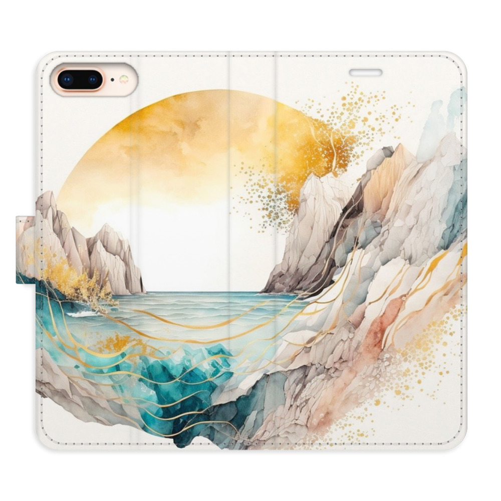 Flipové puzdro iSaprio - Winter in the Mountains - iPhone 7 Plus