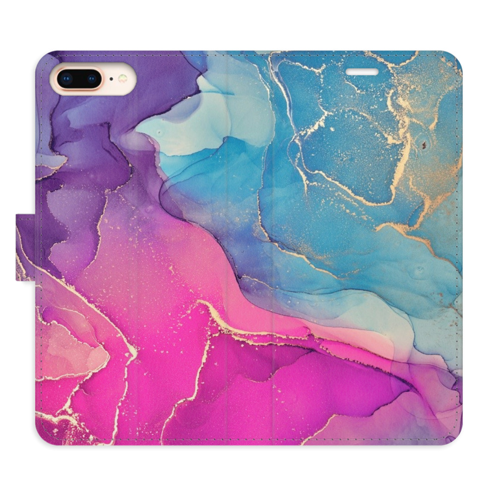 Flipové puzdro iSaprio - Colour Marble 02 - iPhone 7 Plus