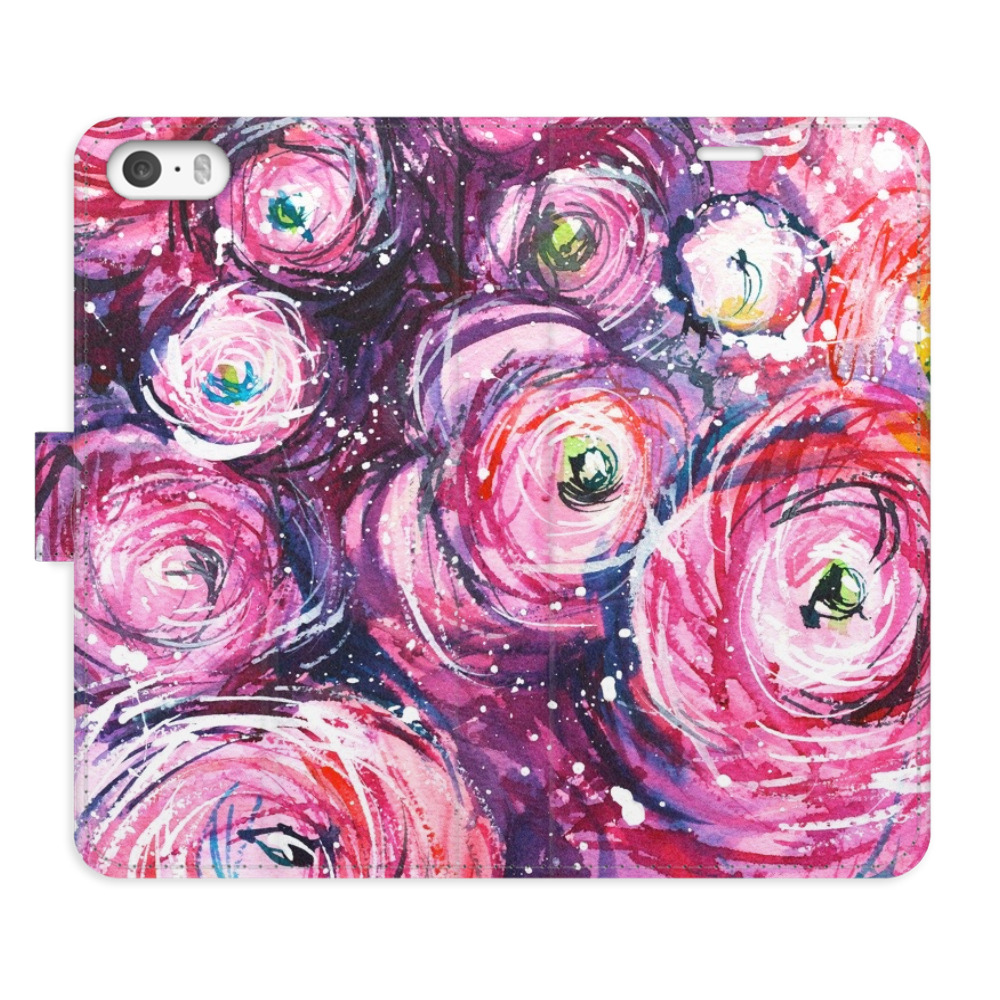 Flipové puzdro iSaprio - Retro Paint 02 - iPhone 5/5S/SE