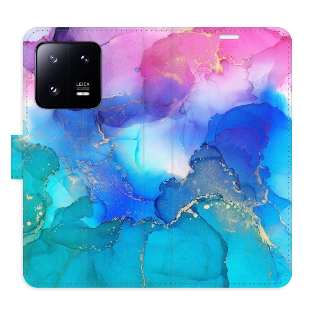 Flipové puzdro iSaprio - BluePink Paint - Xiaomi 13 Pro