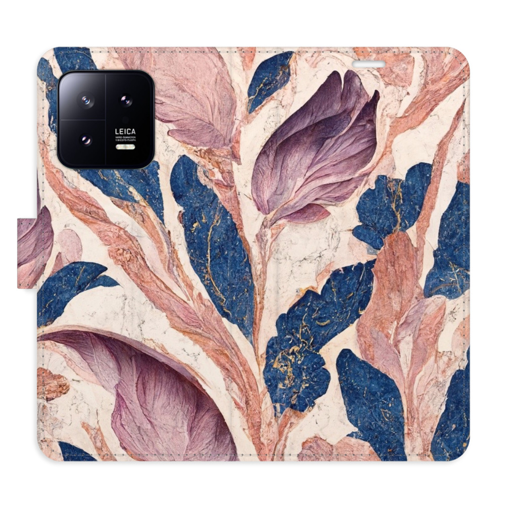 Flipové puzdro iSaprio - Old Leaves 02 - Xiaomi 13