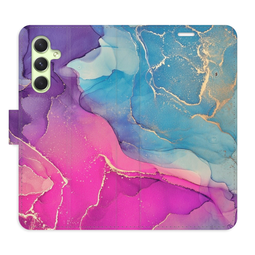 Flipové puzdro iSaprio - Colour Marble 02 - Samsung Galaxy A54 5G