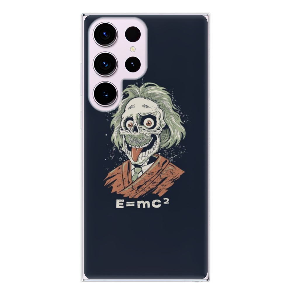 Odolné silikónové puzdro iSaprio - Einstein 01 - Samsung Galaxy S23 Ultra