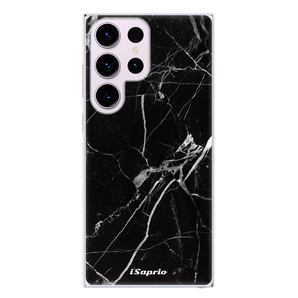 Odolné silikónové puzdro iSaprio - Black Marble 18 - Samsung Galaxy S23 Ultra