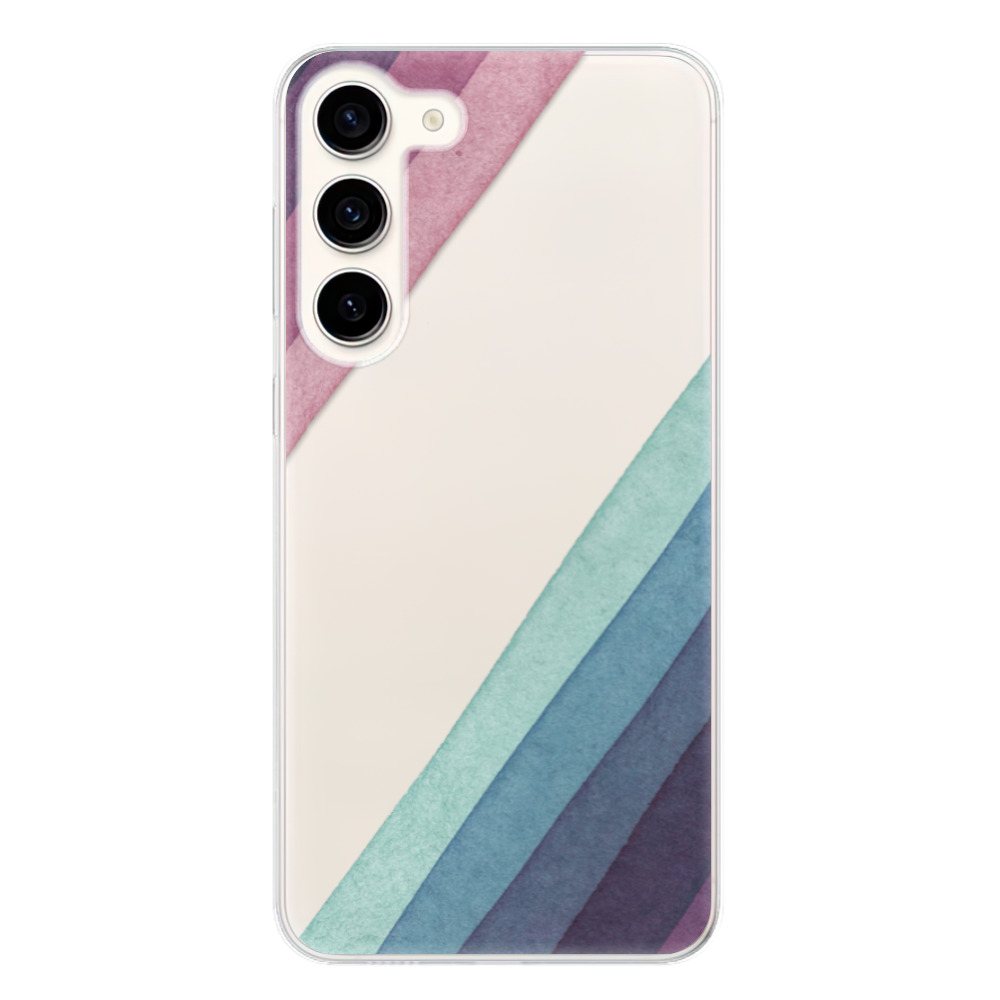 Odolné silikónové puzdro iSaprio - Glitter Stripes 01 - Samsung Galaxy S23+ 5G