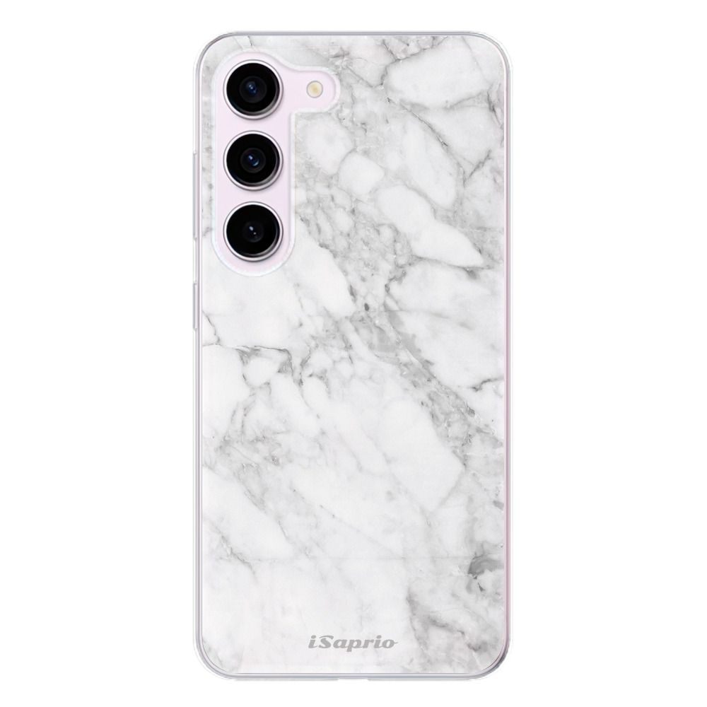 Odolné silikónové puzdro iSaprio - SilverMarble 14 - Samsung Galaxy S23 5G