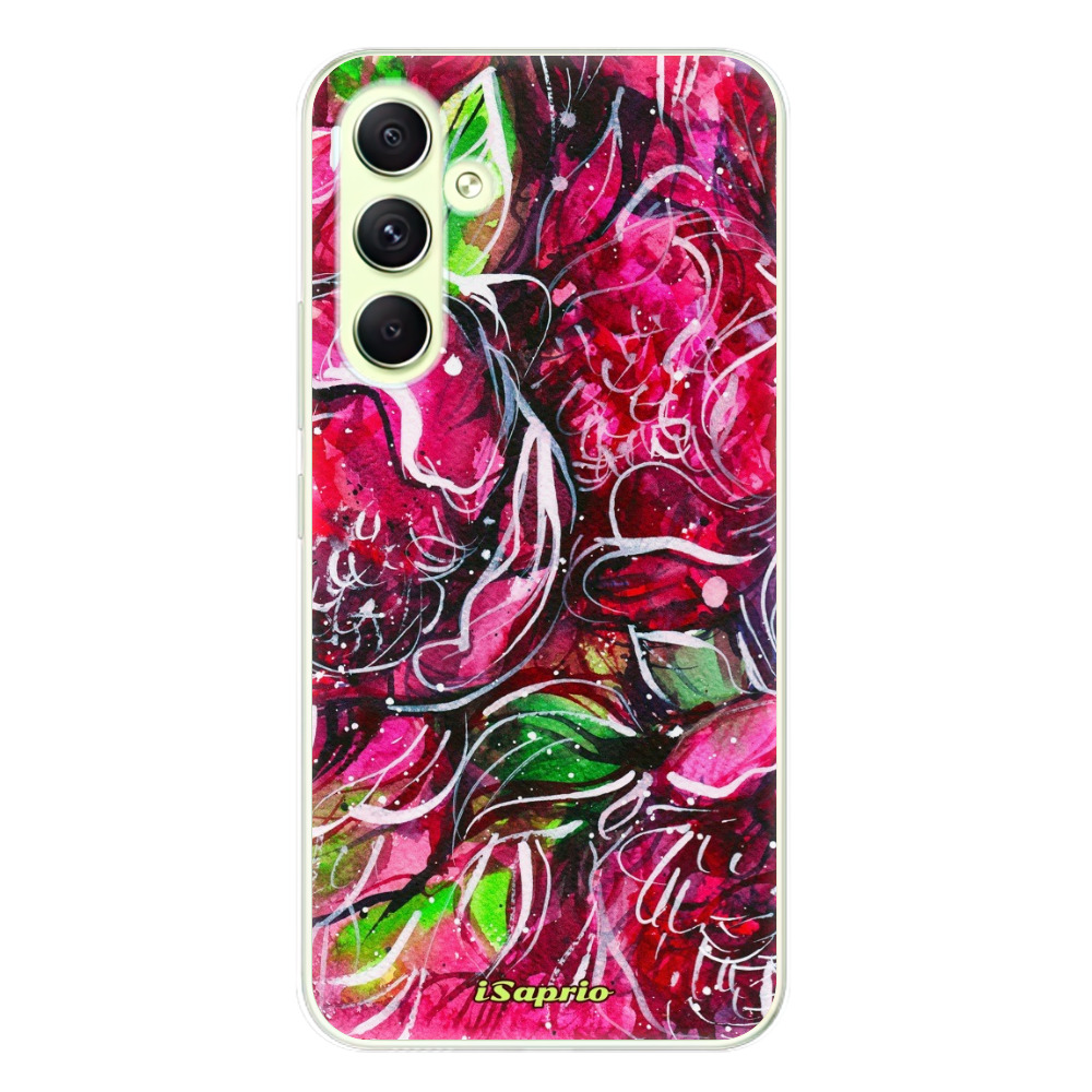 Odolné silikónové puzdro iSaprio - Burgundy - Samsung Galaxy A54 5G