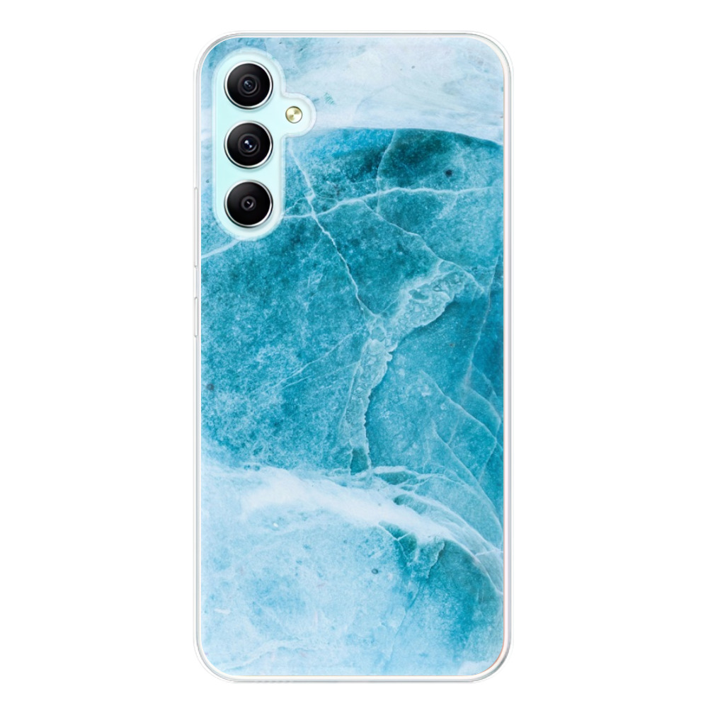 Odolné silikónové puzdro iSaprio - Blue Marble - Samsung Galaxy A34 5G