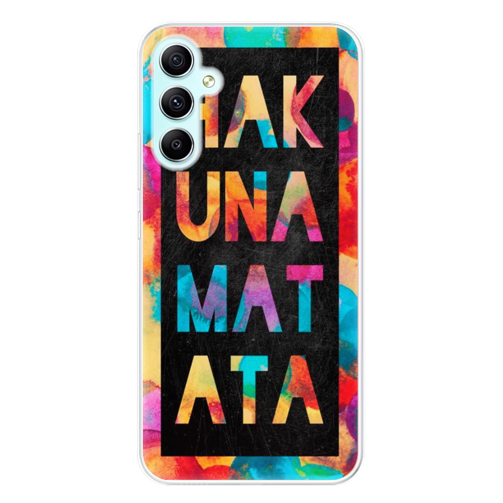 Odolné silikónové puzdro iSaprio - Hakuna Matata 01 - Samsung Galaxy A34 5G