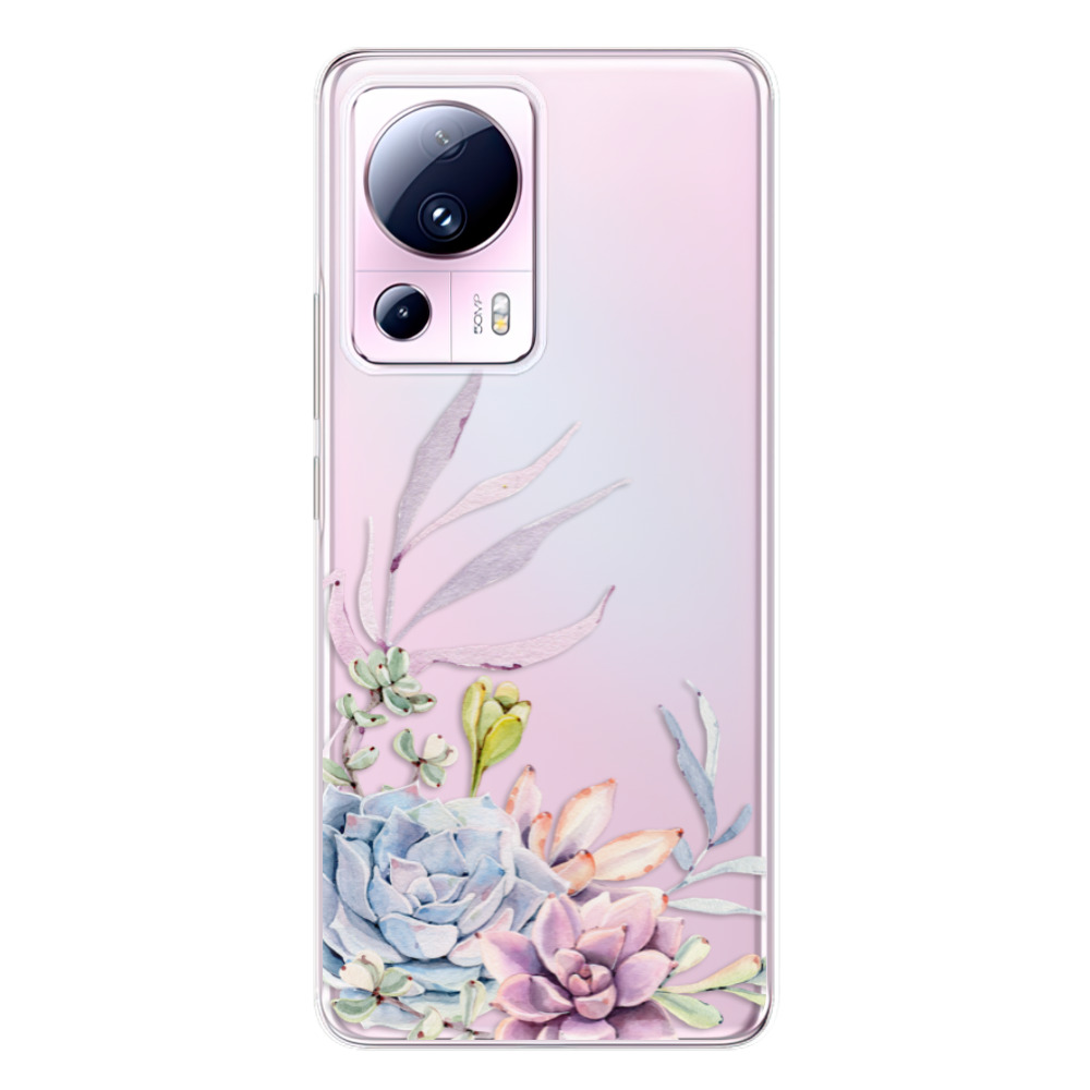 Odolné silikónové puzdro iSaprio - Succulent 01 - Xiaomi 13 Lite