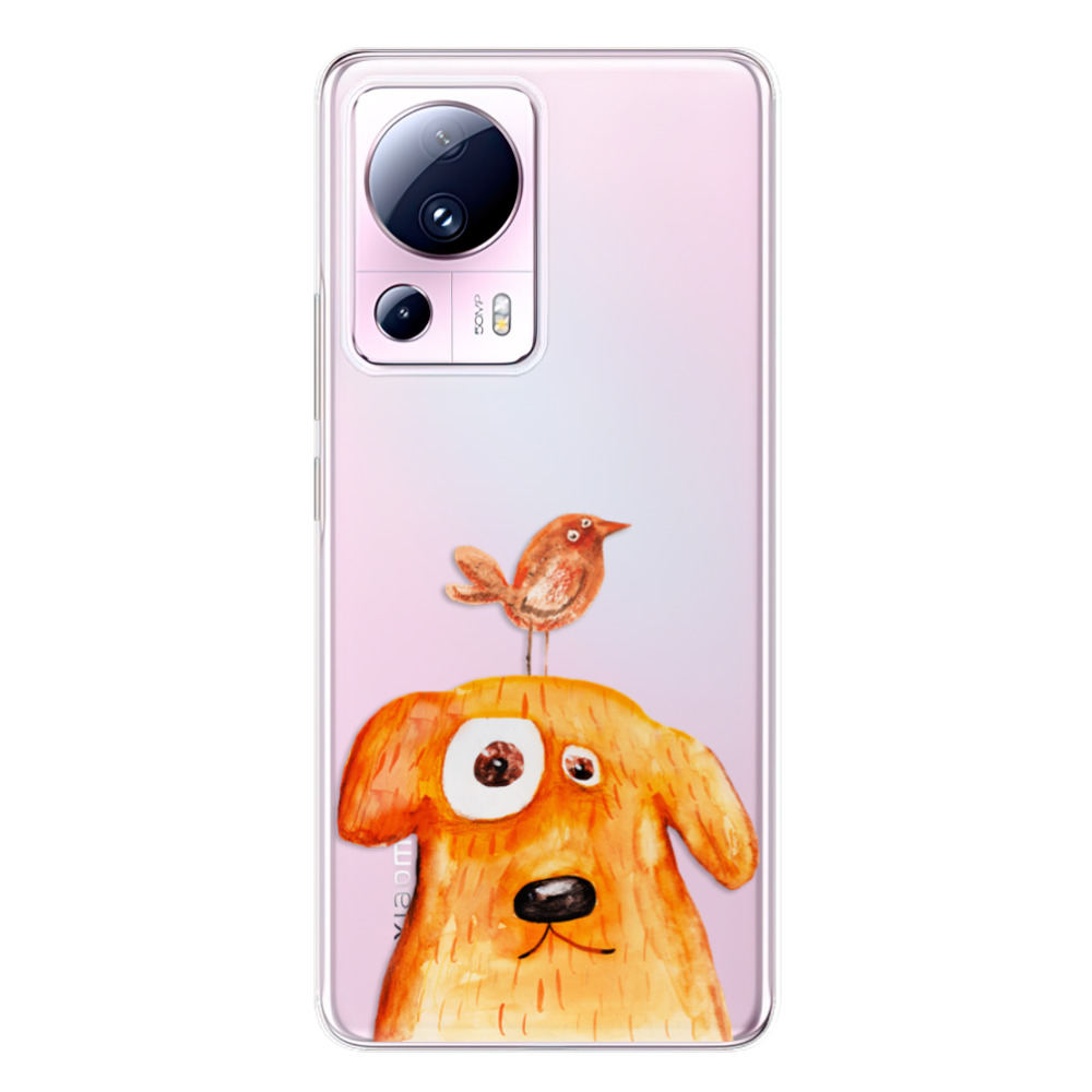 Odolné silikónové puzdro iSaprio - Dog And Bird - Xiaomi 13 Lite