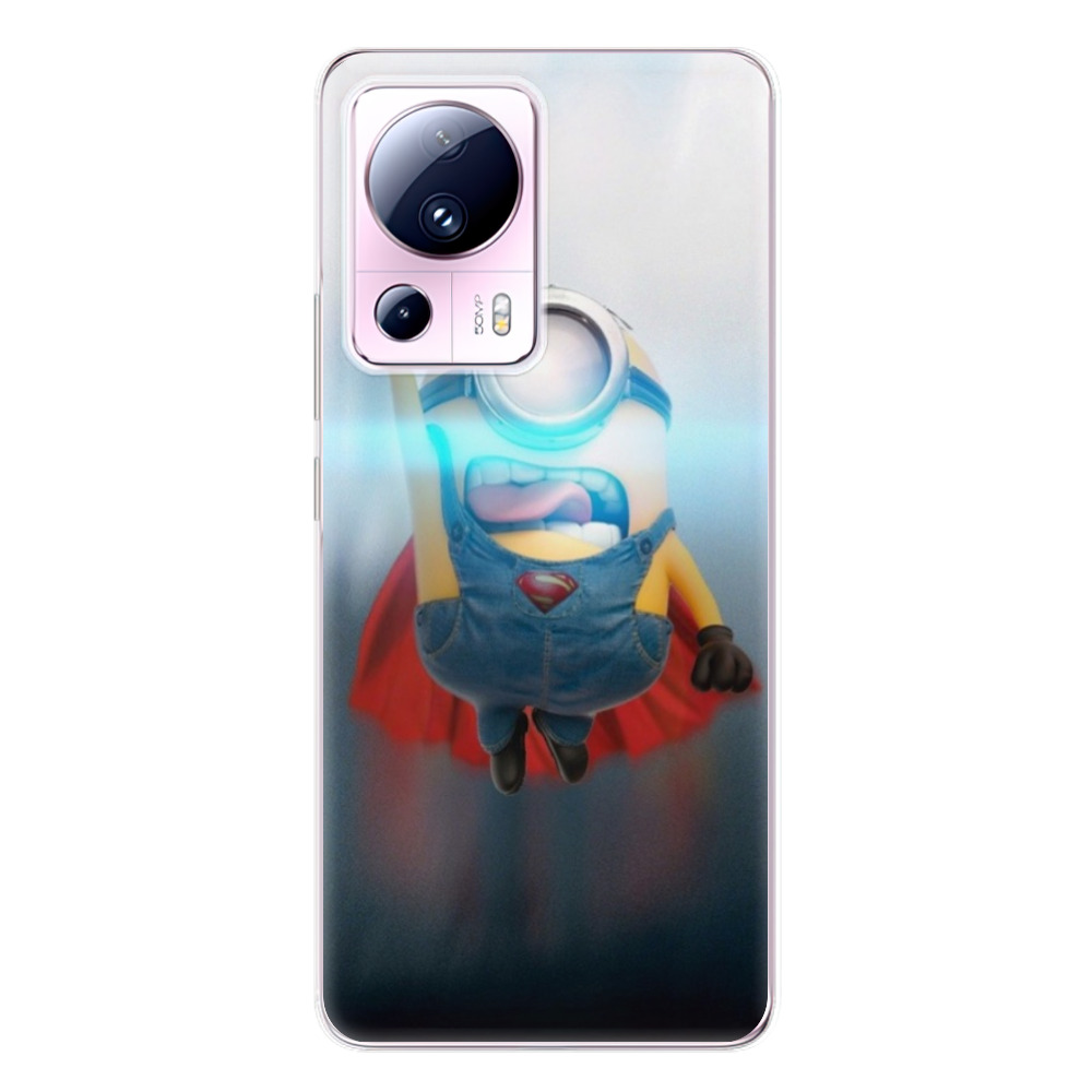 Odolné silikónové puzdro iSaprio - Mimons Superman 02 - Xiaomi 13 Lite