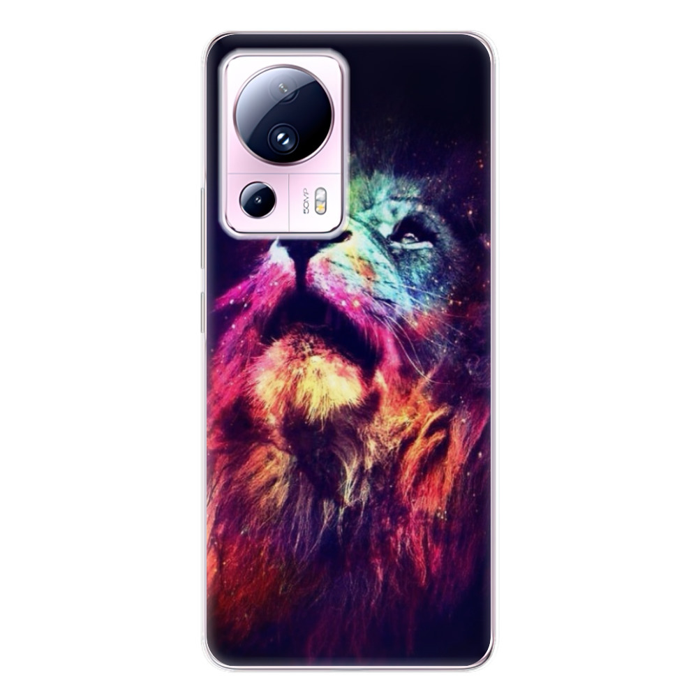Odolné silikónové puzdro iSaprio - Lion in Colors - Xiaomi 13 Lite