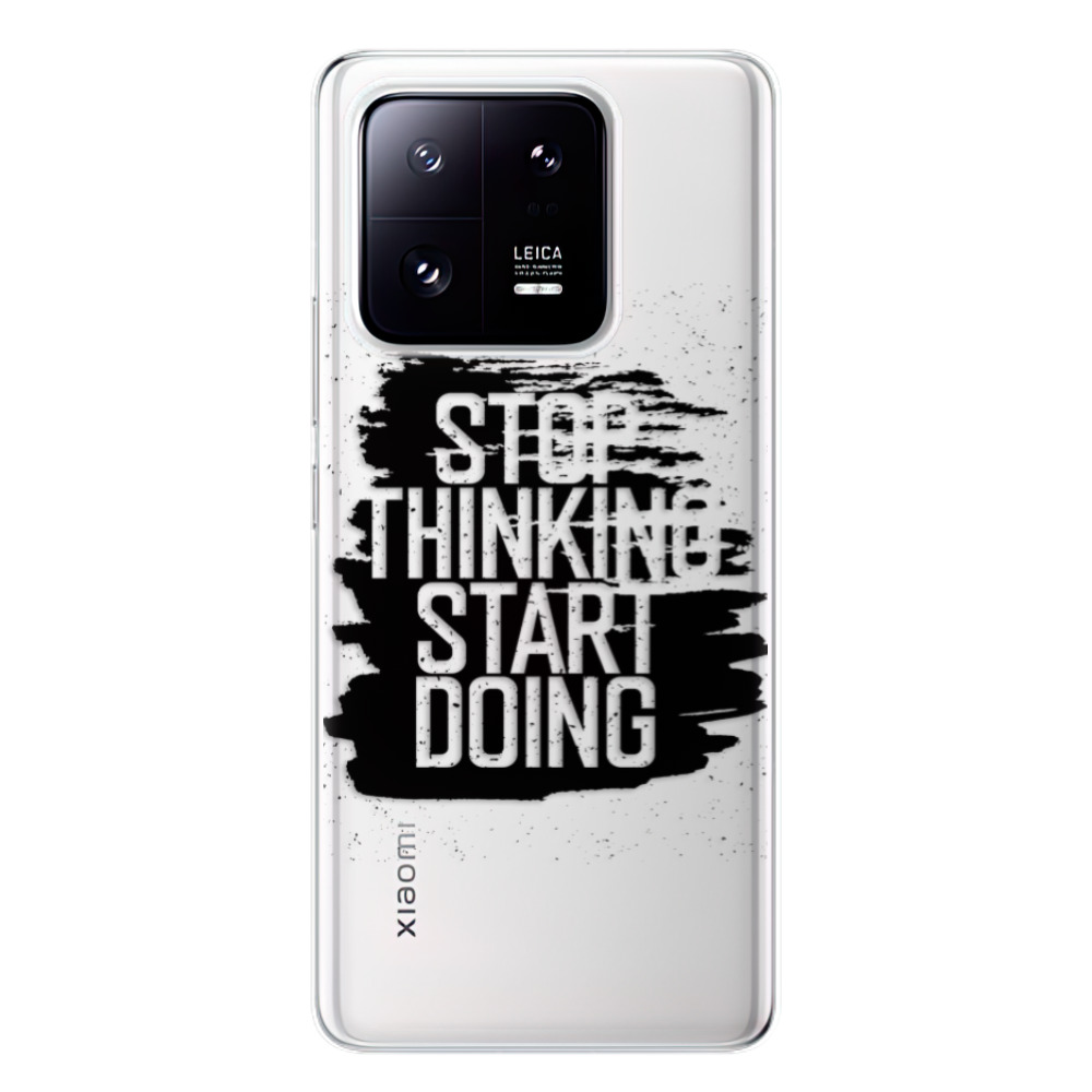 Odolné silikónové puzdro iSaprio - Start Doing - black - Xiaomi 13 Pro