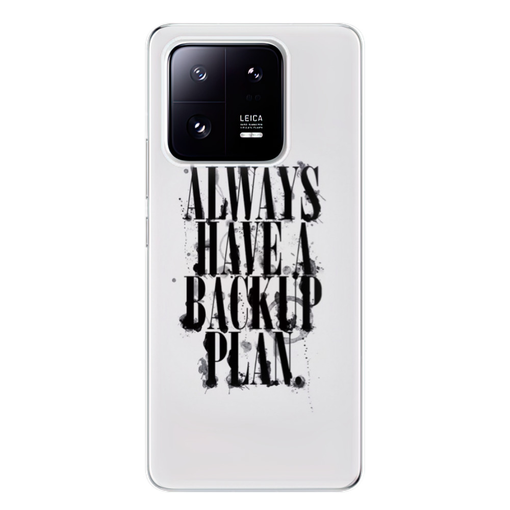 Odolné silikónové puzdro iSaprio - Backup Plan - Xiaomi 13 Pro