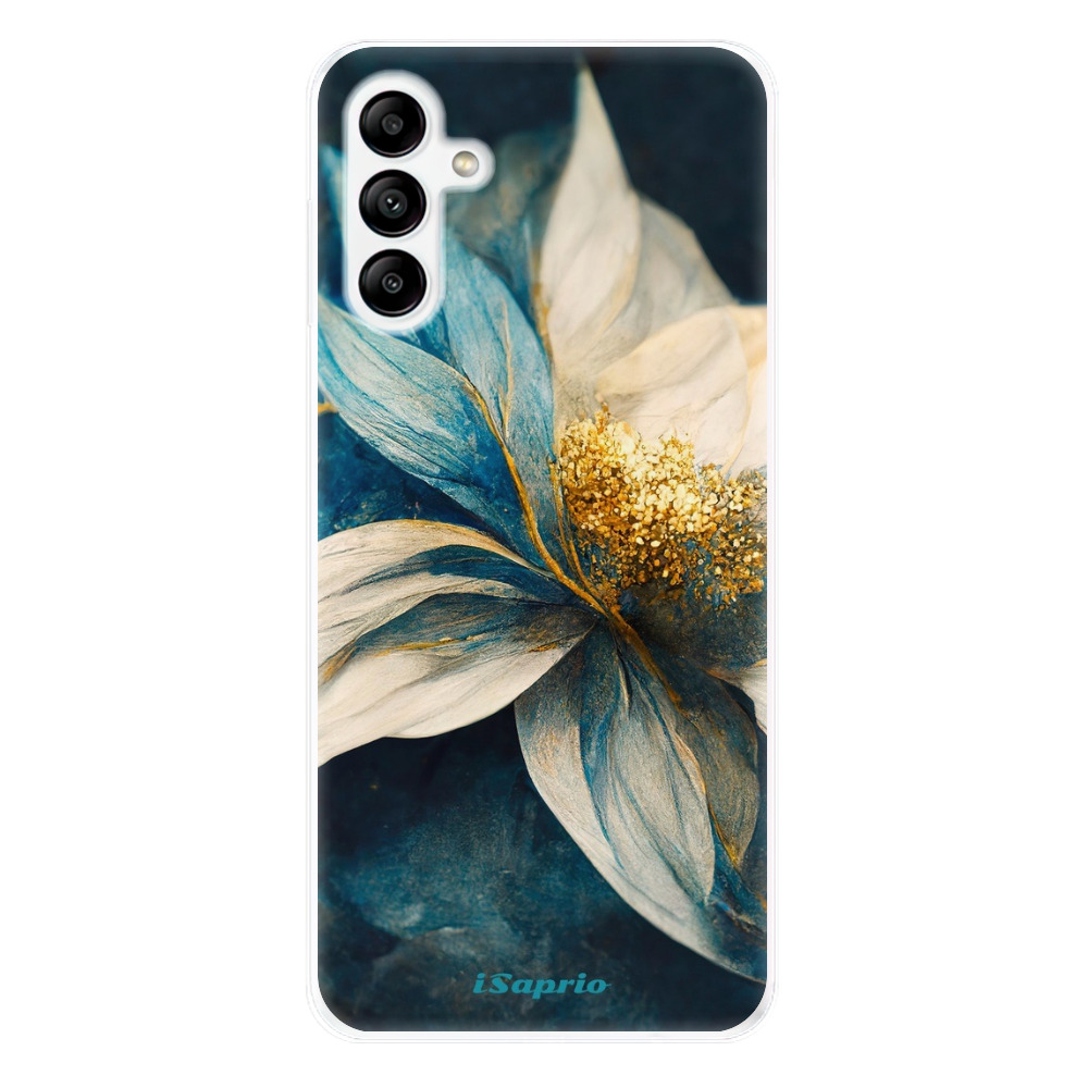 Odolné silikónové puzdro iSaprio - Blue Petals - Samsung Galaxy A04s