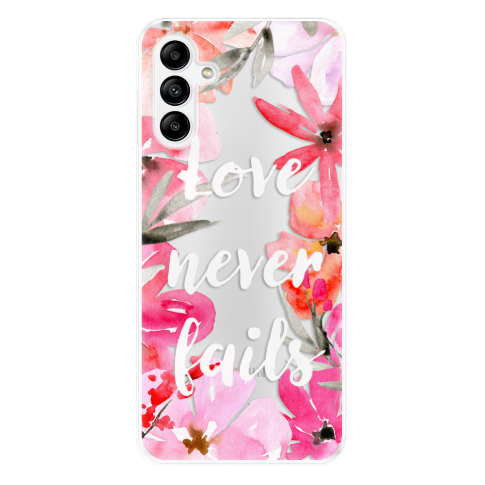 Odolné silikónové puzdro iSaprio - Love Never Fails - Samsung Galaxy A04s