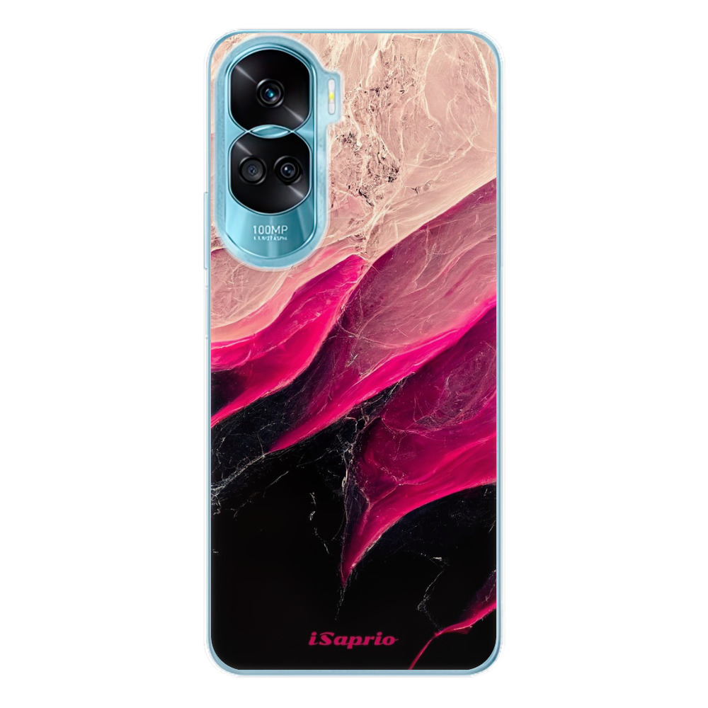 Odolné silikónové puzdro iSaprio - Black and Pink - Honor 90 Lite 5G