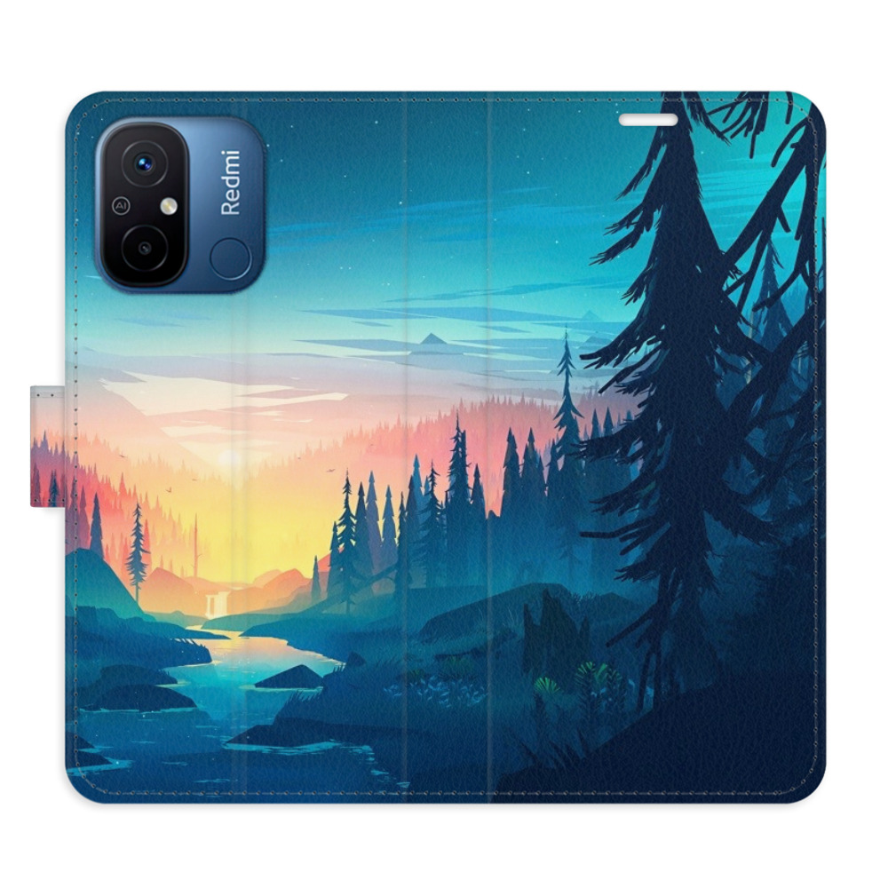 Flipové puzdro iSaprio - Magical Landscape - Xiaomi Redmi 12C