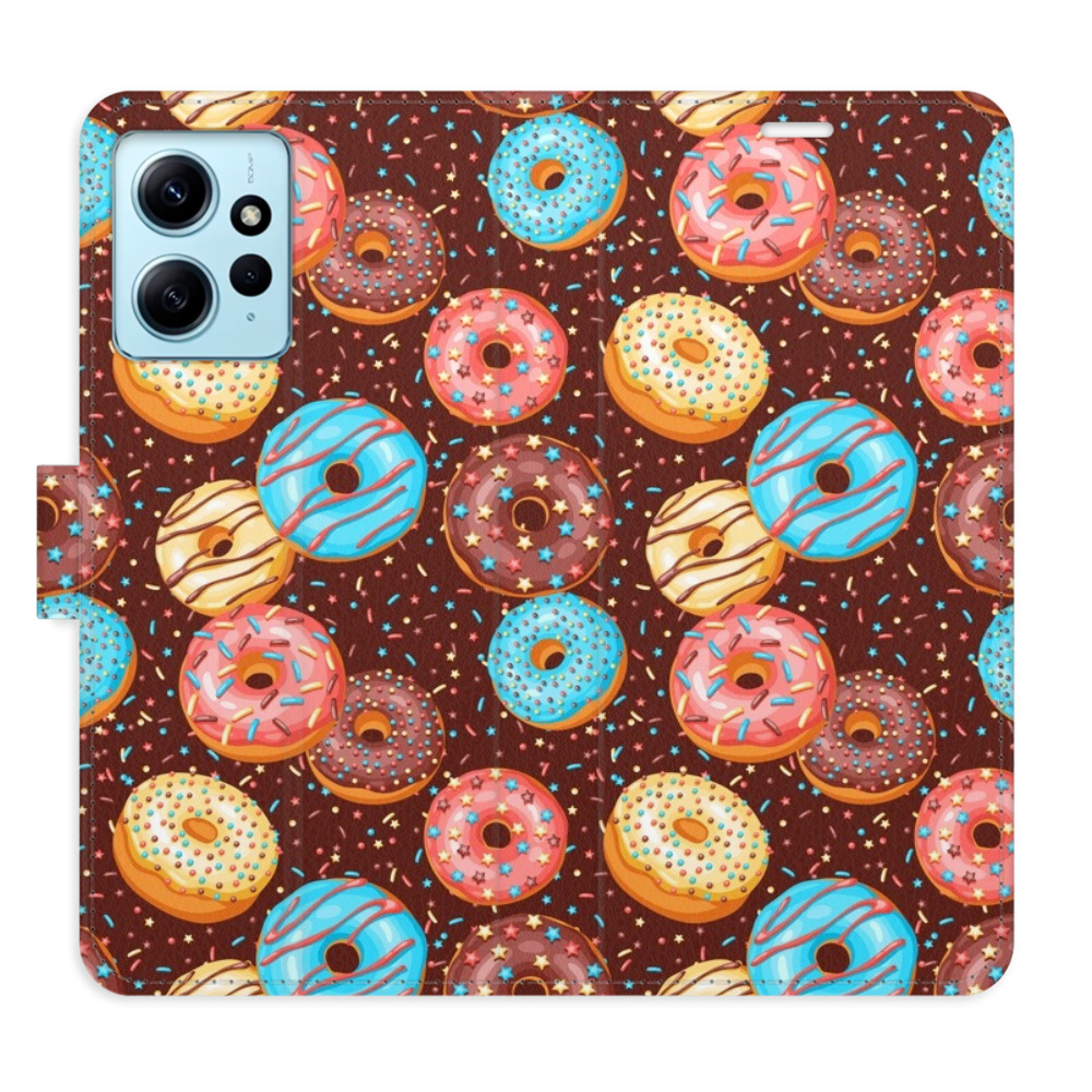 Flipové puzdro iSaprio - Donuts Pattern - Xiaomi Redmi Note 12 5G
