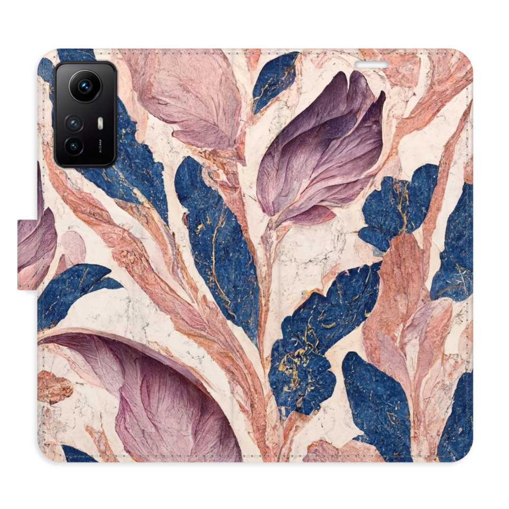 Flipové puzdro iSaprio - Old Leaves 02 - Xiaomi Redmi Note 12S