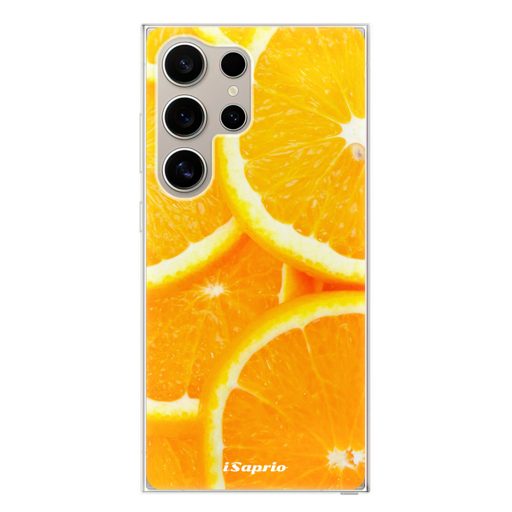 Odolné silikónové puzdro iSaprio - Orange 10 - Samsung Galaxy S24 Ultra