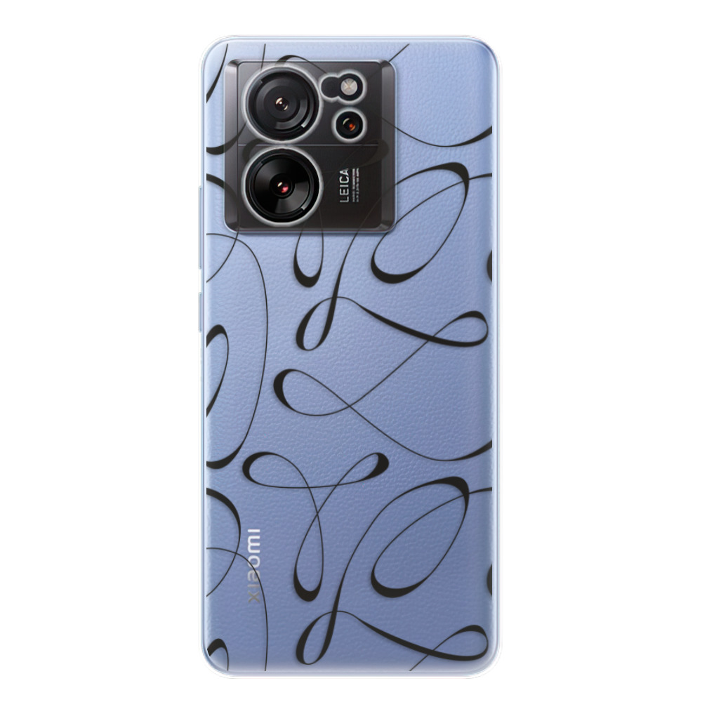 Odolné silikónové puzdro iSaprio - Fancy - black - Xiaomi 13T / 13T Pro