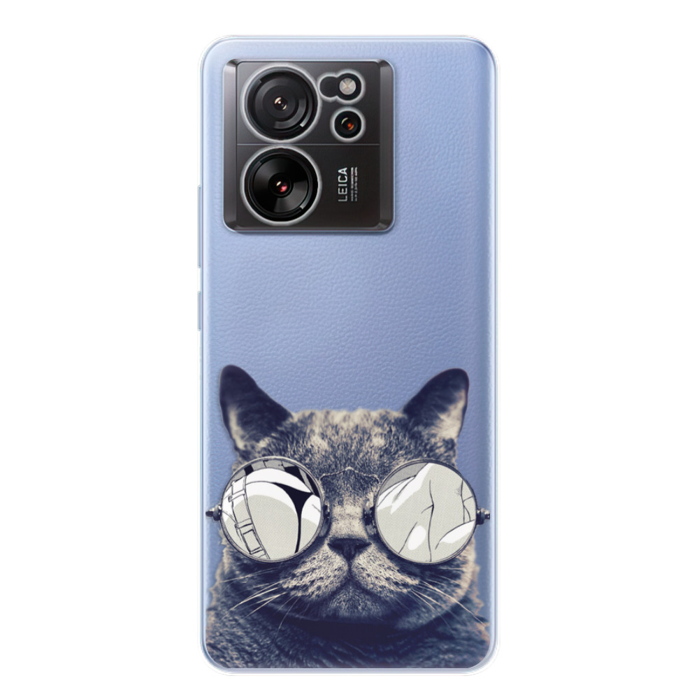 Odolné silikónové puzdro iSaprio - Crazy Cat 01 - Xiaomi 13T / 13T Pro