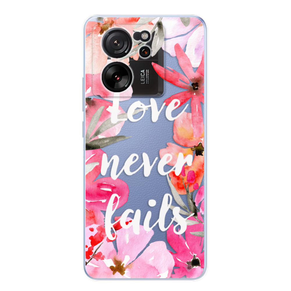 Odolné silikónové puzdro iSaprio - Love Never Fails - Xiaomi 13T / 13T Pro