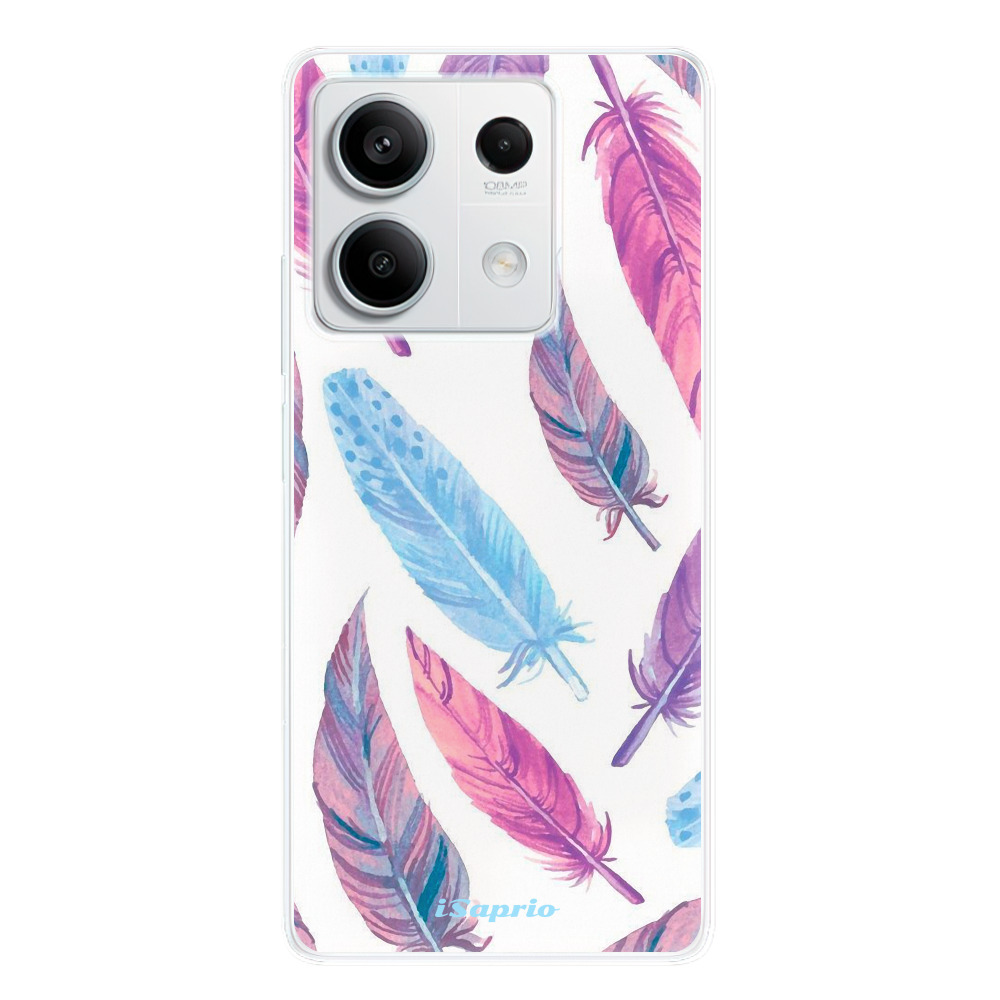 Odolné silikónové puzdro iSaprio - Feather Pattern 10 - Xiaomi Redmi Note 13 5G