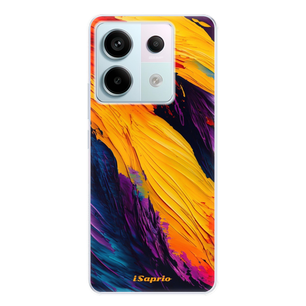 Odolné silikónové puzdro iSaprio - Orange Paint - Xiaomi Redmi Note 13 Pro 5G / Poco X6 5G