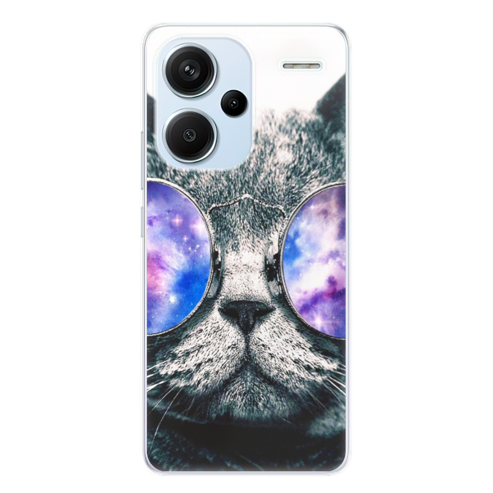 Odolné silikónové puzdro iSaprio - Galaxy Cat - Xiaomi Redmi Note 13 Pro+ 5G