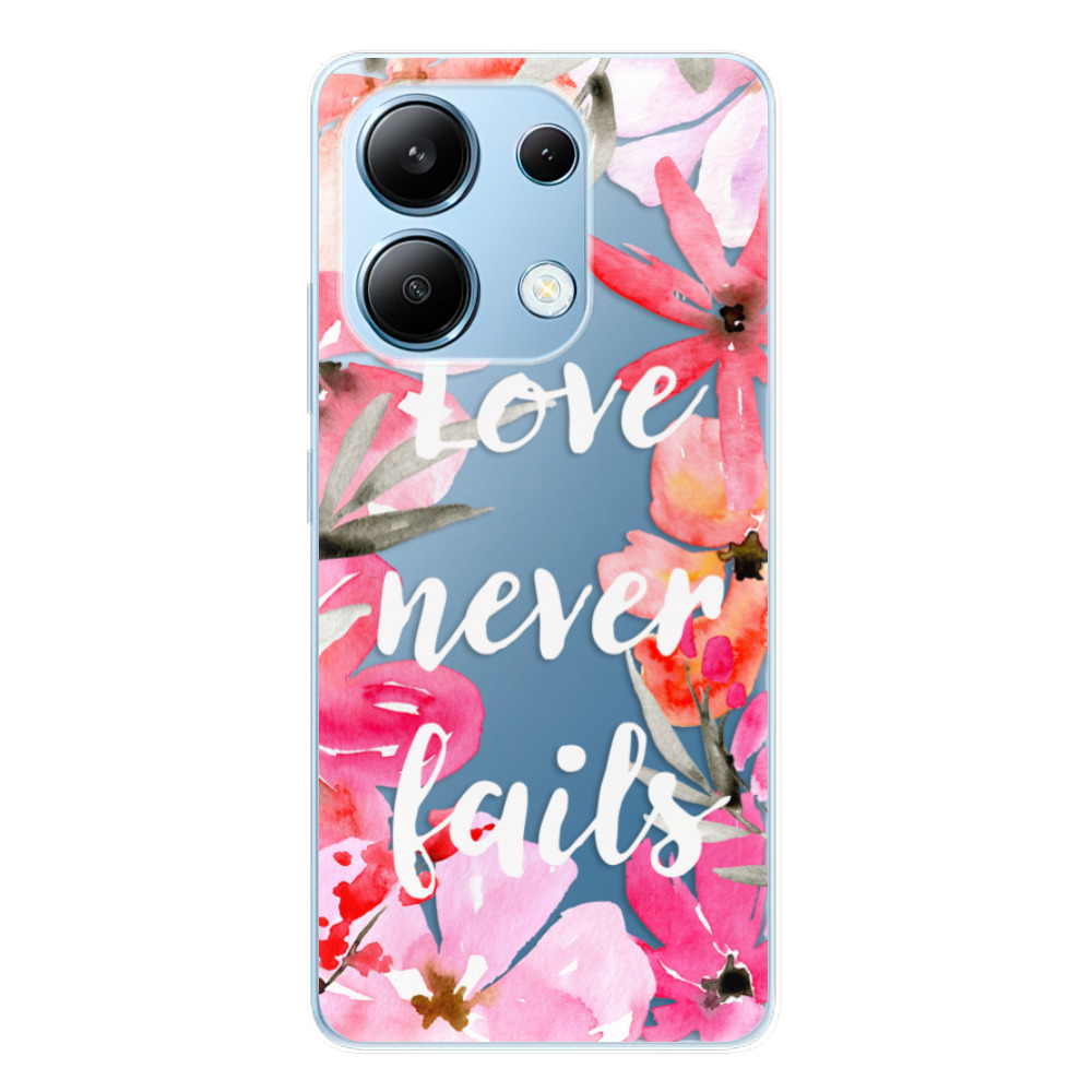 Odolné silikónové puzdro iSaprio - Love Never Fails - Xiaomi Redmi Note 13