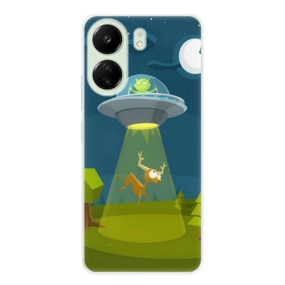 Odolné silikónové puzdro iSaprio - Alien 01 - Xiaomi Redmi 13C