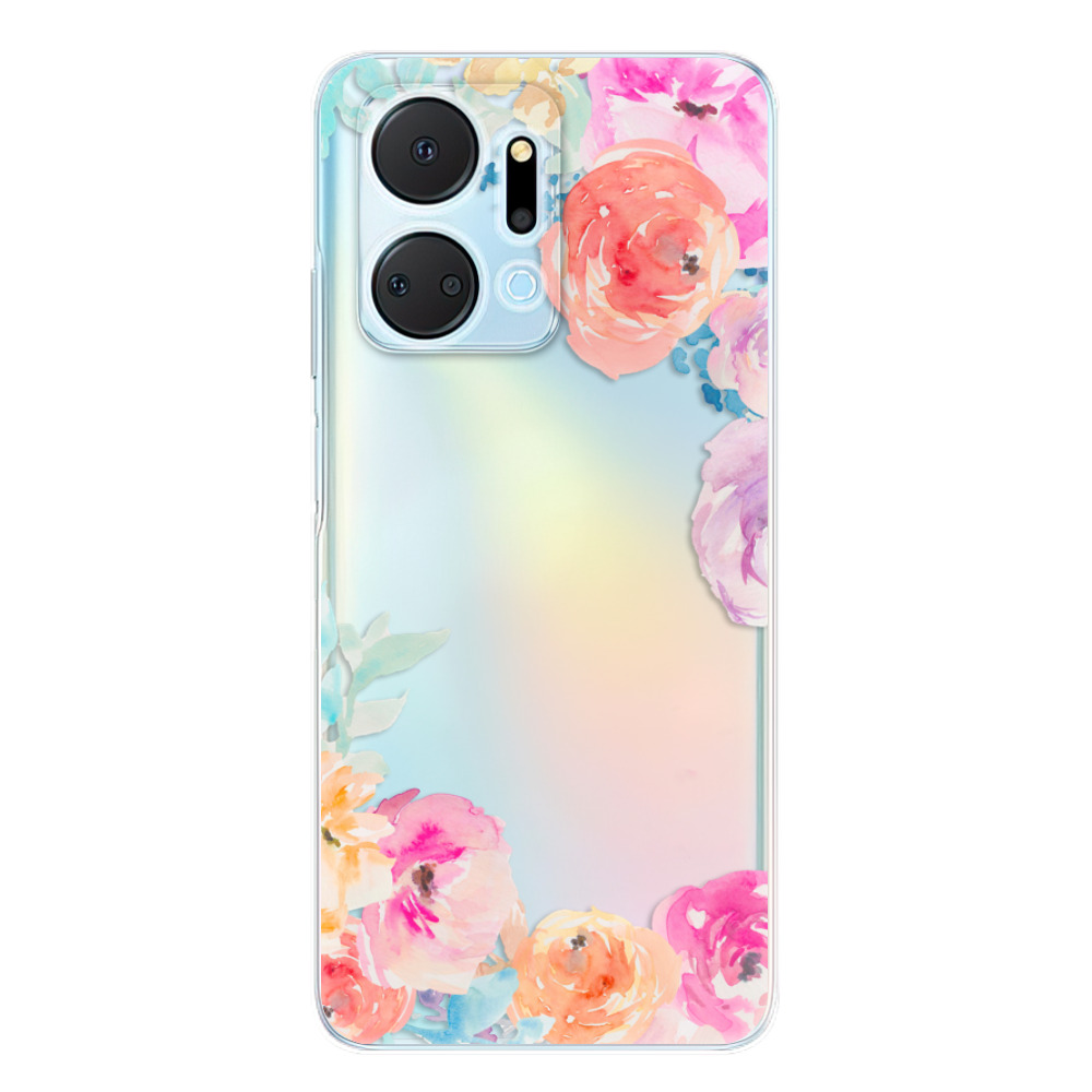 Odolné silikónové puzdro iSaprio - Flower Brush - Honor X7a