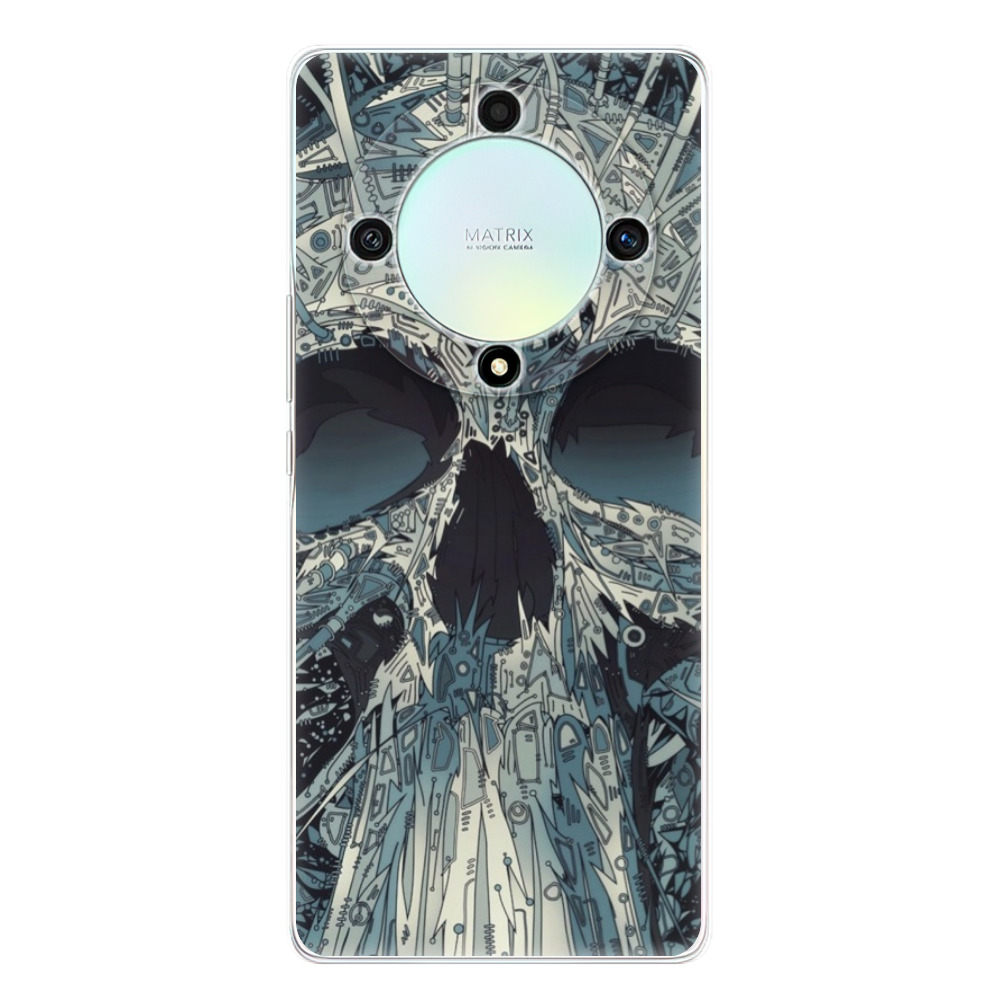 Odolné silikónové puzdro iSaprio - Abstract Skull - Honor Magic5 Lite 5G