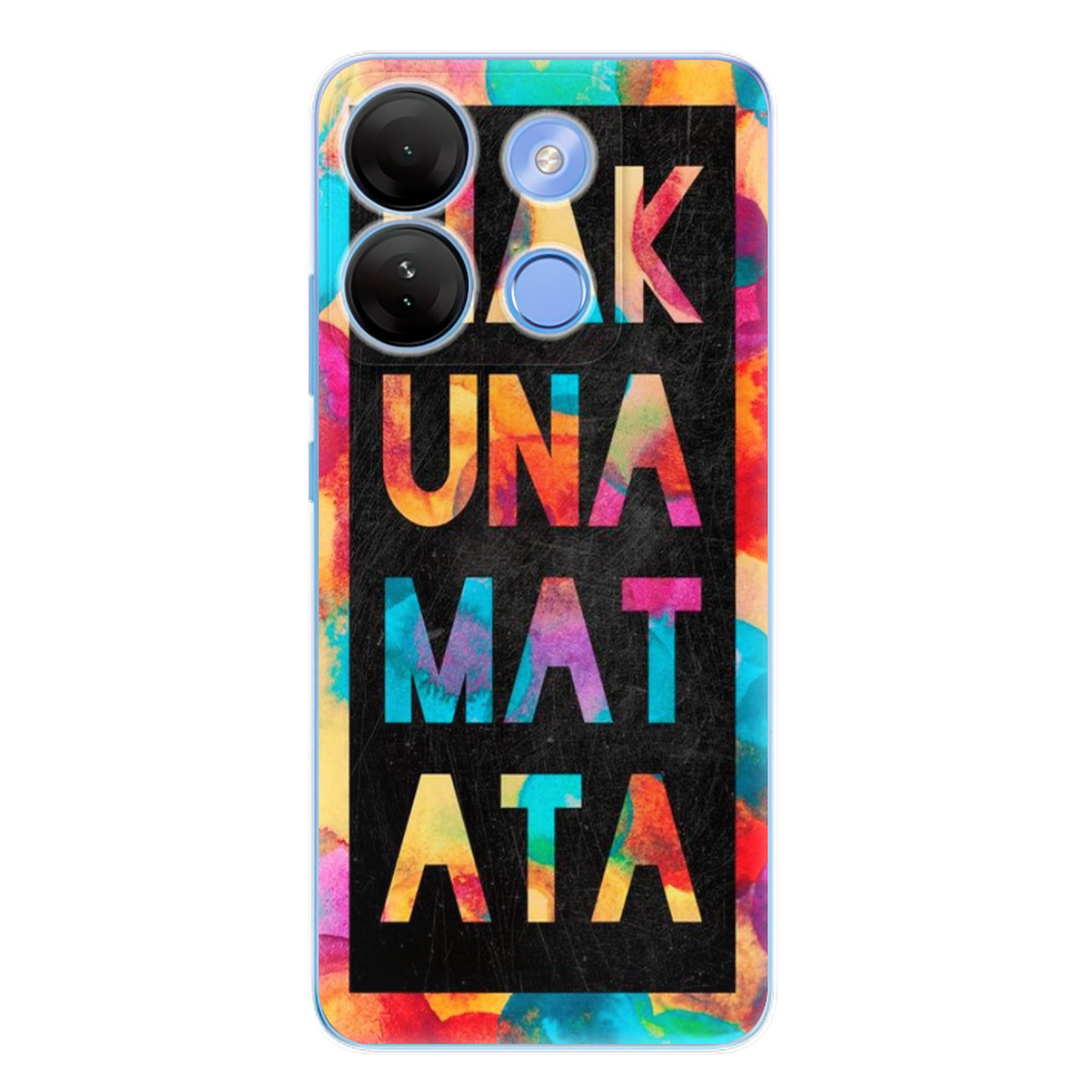 Odolné silikónové puzdro iSaprio - Hakuna Matata 01 - Infinix Smart 7