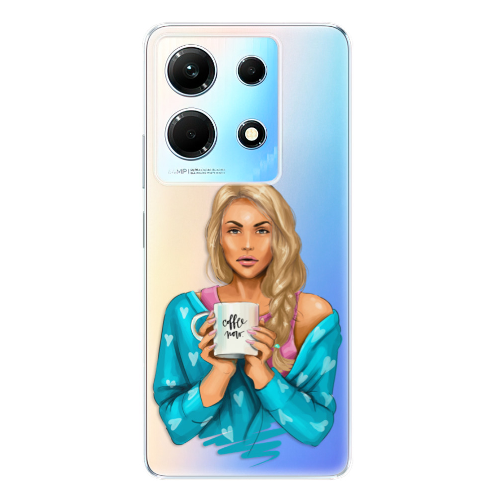 Odolné silikónové puzdro iSaprio - Coffe Now - Blond - Infinix Note 30